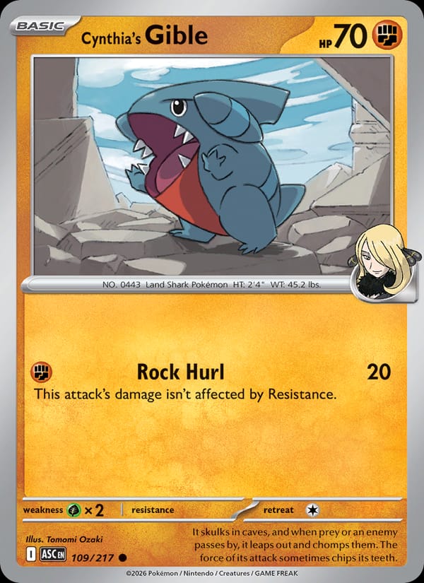Cynthia's Gible