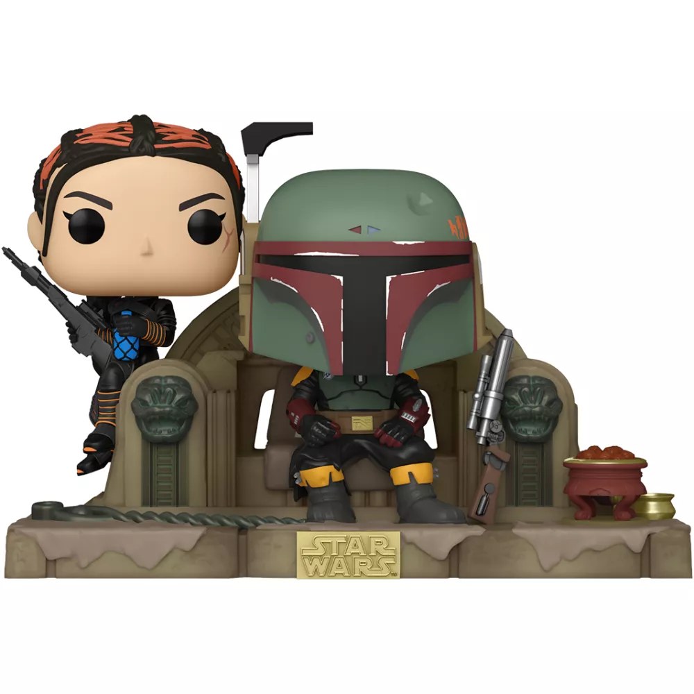 Boba Fett and Fennec on Throne sealed box