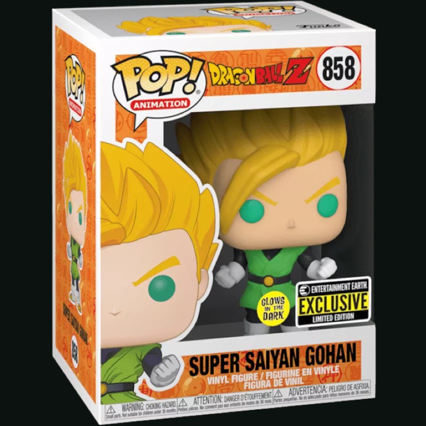 Super Saiyan Gohan (Glow in the Dark) sealed box