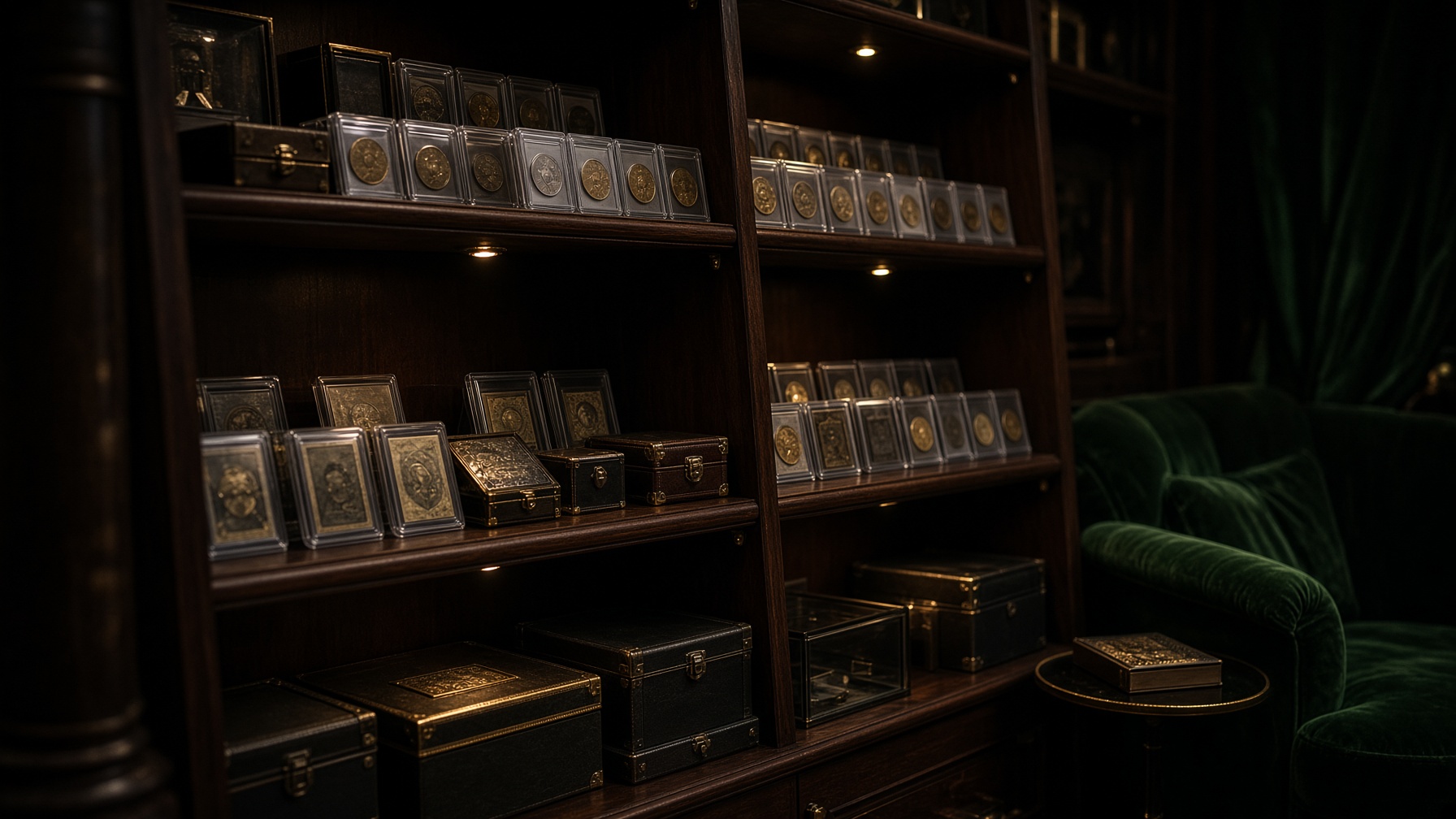 Private vault shelves